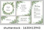 vector template for wedding... | Shutterstock .eps vector #1630413943