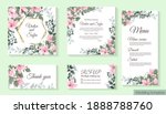 vector template for wedding... | Shutterstock .eps vector #1888788760