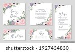 vector floral template for... | Shutterstock .eps vector #1927434830