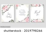 vector floral template for... | Shutterstock .eps vector #2019798266