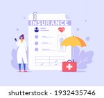 medical insurance. concept of... | Shutterstock .eps vector #1932435746
