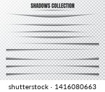 realistic shadow effect vector... | Shutterstock .eps vector #1416080663
