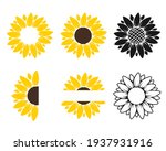  Vector Yellow Sunflower....