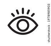 eye icon. simple flat eye... | Shutterstock .eps vector #1978985903