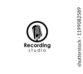 recording studio logo template