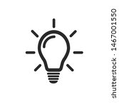 the light bulb is full of ideas ... | Shutterstock .eps vector #1467001550