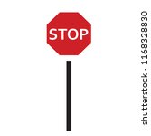 signpost stops icon | Shutterstock .eps vector #1168328830