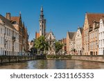 Small photo of Bruges, Brugge, Belgium - 9 June 2023: The Bruges Historical Old Town, Belgium, an UNESCO World Culture Heritage Site