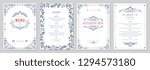 ornate classic templates set in ... | Shutterstock .eps vector #1294573180