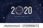 winter holidays banner design.... | Shutterstock .eps vector #1558888673