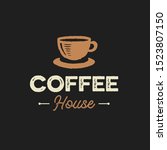 coffee house logo design vector | Shutterstock .eps vector #1523807150