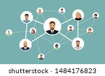 organization of people related... | Shutterstock .eps vector #1484176823