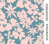floral seamless pattern.... | Shutterstock .eps vector #1810395853