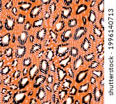 decorative leopard print design.... | Shutterstock .eps vector #1996140713