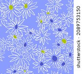 floral texture. seamless... | Shutterstock .eps vector #2089753150