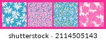 set of simple floral seamless... | Shutterstock .eps vector #2114505143