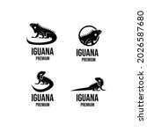 Set Collection Iguana Logo Icon ...