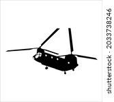 Chinook Military Helicopter...
