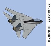 nato jet fighter illustration vector design