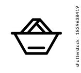 shopping basket icon or logo... | Shutterstock .eps vector #1839638419