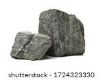 Stone On A White Background