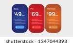 set of pricing table  order ... | Shutterstock .eps vector #1347044393
