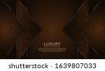luxury dark borwn abstract... | Shutterstock .eps vector #1639807033