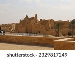 Small photo of Riyadh Saudi Arabia Mar 11 2023: Al Diriyah old capital . Diriyah ruins - Saudi culture. National day