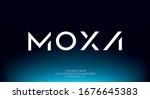 moxa  an abstract technology... | Shutterstock .eps vector #1676645383