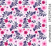 seamless paisley floral pattern ... | Shutterstock .eps vector #1922591516