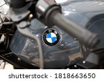 Close Up Of A Bmw Logo On...