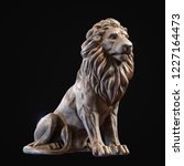 Lion Sculpture   Digital 3d