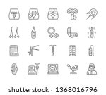 set of gynecology and... | Shutterstock .eps vector #1368016796