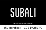 urban font alphabet vector set | Shutterstock .eps vector #1781925140