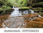 Small photo of Kinnaree Waterfall (Phu Lungka National Park). Tad Kinnaree Waterfall It is one of the most beautiful waterfalls in Bueng Kan province, Thailand.