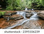 Small photo of Kinnaree Waterfall (Phu Lungka National Park). Tad Kinnaree Waterfall It is one of the most beautiful waterfalls in Bueng Kan province, Thailand.