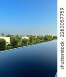 Small photo of Al Zorah, Ajman, UAE - March, 2023: Beautiful contemporary architecture of the Oberoi Beach Luxury Resort, rated as the Middle East's Leading Luxury Beach Resort.