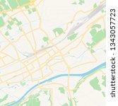 printable map of wels  austria... | Shutterstock .eps vector #1343057723