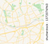 printable map of essen  germany ... | Shutterstock .eps vector #1372076963