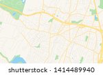 empty vector map of meriden ... | Shutterstock .eps vector #1414489940