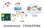 simple comic characters with a... | Shutterstock .eps vector #1544659286