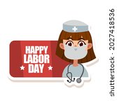 happy labor day. people... | Shutterstock .eps vector #2027418536
