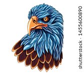 eagle head illustration vector... | Shutterstock .eps vector #1455600890