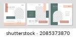 set of three elegant minimalist ... | Shutterstock .eps vector #2085373870