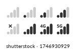 signal strength indicator set ... | Shutterstock .eps vector #1746930929