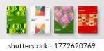 abstract brochure cover vector... | Shutterstock .eps vector #1772620769
