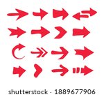 hand drawn arrows set. arrow... | Shutterstock .eps vector #1889677906