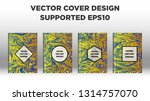 mixture of acrylic paints.... | Shutterstock .eps vector #1314757070