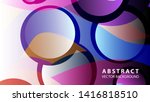 circle bubble background design ... | Shutterstock .eps vector #1416818510