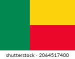 national benin flag  official... | Shutterstock .eps vector #2064517400
